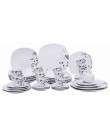 Foto Aparelho de Jantar Quadrado de Porcelana 42 Peças - Blu Romance