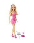 Boneca Barbie Básica Glitter Rosa T7581 Mattel Foto Boneca Barbie Básica Glitter Rosa T7581 Mattel