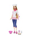 Boneca Barbie Quero Ser Chef de Cozinha T7172 Mattel Foto Boneca Barbie Quero Ser Chef de Cozinha T7172 Mattel