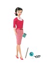 Boneca Barbie Vintage 1965 Quero Ser Professora Mattel Foto Boneca Barbie Vintage 1965 Quero Ser Professora Mattel