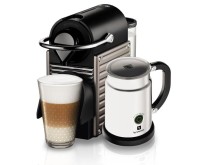 Cafeteira Elétrica Expresso Nespresso Pixie Titan +Aeroccino