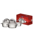 Foto Conjunto de Panelas Aço Inox 5 peça(s) Tramontina Allegra 65650310