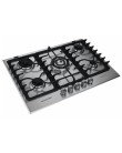 Cooktop Brastemp Gourmand 5 Bocas Inox BDK75A Foto Cooktop Brastemp Gourmand 5 Bocas Inox BDK75A