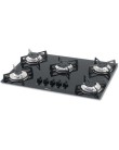 Foto Cooktop Layr 5 Bocas Cooktop 5 Bocas Preto