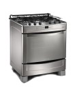 Foto Fogão de Piso Brastemp Ative Timer 5 Bocas Acendimento Automático Inox BF776BR