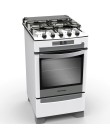Foto Fogão de Piso Brastemp Clean 4 Bocas Acendimento Automático BF050