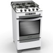 Fogão de Piso Brastemp Clean 4 Bocas Acendimento Automático BF050