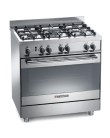 Foto Fogão de Piso Criss Air 5 Bocas Acendimento Automático Inox Grill CFP800
