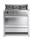Foto Fogão de Piso Smeg 6 Bocas Inox A1K-6