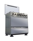 Foto Fogão de Piso Venax 5 Bocas Acendimento Automático Inox Grill Palladio Delux