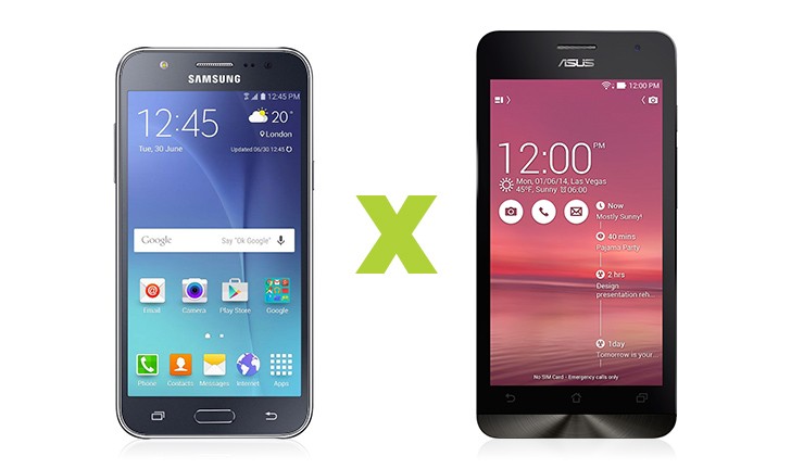 Galaxy J5 ou Zenfone 5 Galaxy J5 ou Zenfone 5