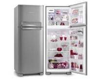 Geladeira Electrolux Celebrate Blue Touch Frost Free 408 Litros Duplex Inox DF49X