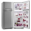 Geladeira Electrolux Celebrate Blue Touch Frost Free 408 Litros Duplex Inox DF49X