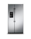 Foto Geladeira GE Gourmet Station Frost Free Side by Side 549 Litros Dispenser de Água Externo Inox PMZS2LFBFSS