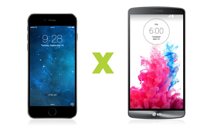 iPhone 6, LG G3 iPhone 6, LG G3