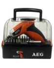 Foto Kit Parafusadeira Aço Concreto Madeira Funciona à Bateria 4 V  -  AEG SAP 44534