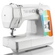 Máquina de Costura Doméstica 3 Pontinhos para lingerie Reta Ziguezaque Ziguezaque Overloque Decora JX 2080 - Elgin