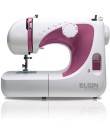 Foto Máquina de Costura Doméstica Reta Ziguezaque 3 Pontinhos para lingerie Pontos Decorativos Futura  JX2040 - Elgin
