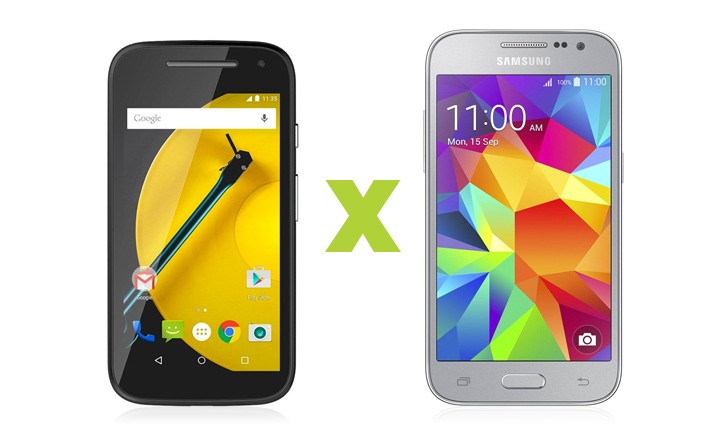 Moto E vs Galaxy Win 2 Duos Moto E vs Galaxy Win 2 Duos