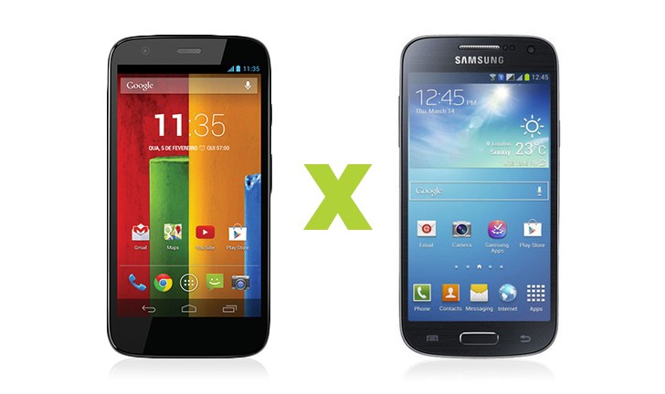 Moto G ou Galaxy S4 Mini Moto G ou Galaxy S4 Mini