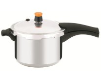 Panela de Pressão Rochedo 7,6 L Turbo Top Alumínio Polido
