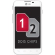 Foto Smartphone LG Optimus L5 II Dual E455 5,0 MP Desbloqueado 2 Chips 4 GB Android 4.1 (Jelly Bean) 3G Wi-Fi