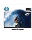 Foto TV Plasma 43" Samsung Série 4 3D 3 HDMI Conversor Digital Integrado PL43D491