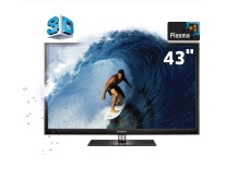 TV Plasma 43" Samsung Série 4 3D 3 HDMI Conversor Digital Integrado PL43D491