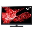 TV Plasma 51" Samsung Série 4 2 HDMI Conversor Digital Integrado PL51D451