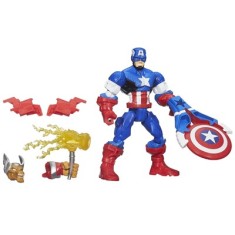 Boneco Capitão América Super Hero Mashers B0694 - Hasbro