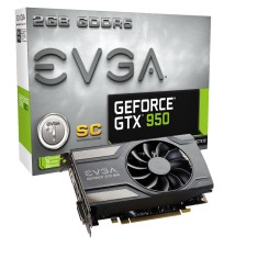 Placa de Video NVIDIA GeForce GTX 950 2 GB GDDR5 128 Bits EVGA 02G-P4-0956-KR