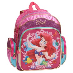 Mochila Escolar Dermiwil Pequena Sereia Ariel 51301 M