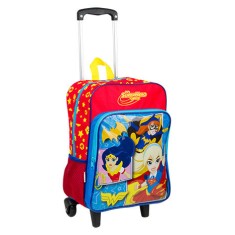 Mochila com Rodinhas Escolar Sestini Super Hero Girls 17M Plus G 64560