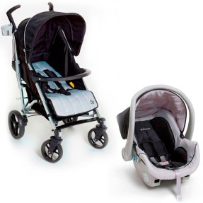 Carrinho de Bebê Travel System com Bebê Conforto Dzieco Tatus