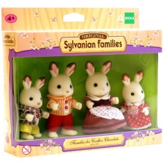 Boneca Sylvanian Families Família dos Coelhos Chocolate Gulliver