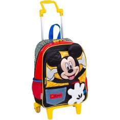 Mochila com Rodinhas Escolar Sestini Mickey 16Y 64031 M