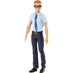 Boneca Barbie Ken Reporter Super Princesa Mattel