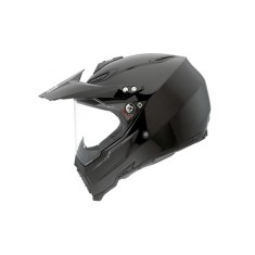 Capacete AGV AX-8 Dual Evo Gloss Black Off-Road com viseira