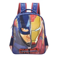 Mochila Escolar Xeryus Vingadores Capitão America Clash 16 6252