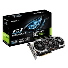 Placa de Video NVIDIA GeForce GTX 980 Ti 6 GB GDDR5 384 Bits Gigabyte GV-N98TG1 GAMING-6GD