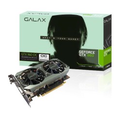 Placa de Video NVIDIA GeForce GTX 960 2 GB GDDR5 128 Bits Galax 96NPH8DND8VZ