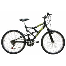 Bicicleta Mormaii 18 Marchas Aro 24 Suspensão Full Suspension Freio V-Brake Fullsion