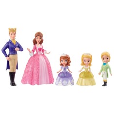 Boneca Princesas Disney Sofia Mini Família Mattel