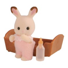 Boneca Sylvanian Families Bebê Coelho Chocolate Epoch