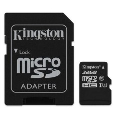 Cartão de Memória Micro SDHC com Adaptador Kingston 32 GB SDC10G2/32GB