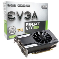 Placa de Video NVIDIA GeForce GTX 960 2 GB GDDR5 128 Bits EVGA 02G-P4-2962-KR