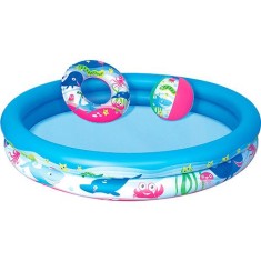 Piscina Inflável 251 l Redonda Bestway Fundo do Mar 51120