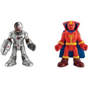 Boneco Imaginext Liga da Justiça Cyborg Tornado Vermelho BBF22 - Mattel