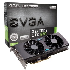 Placa de Video NVIDIA GeForce GTX 970 4 GB GDDR5 256 Bits EVGA 04G-P4-3973-KR