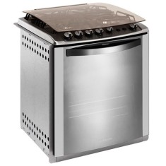 Fogão de Embutir Electrolux Celebrate 4 Bocas Acendimento Automático Acabamento Inox Grill 56TXE